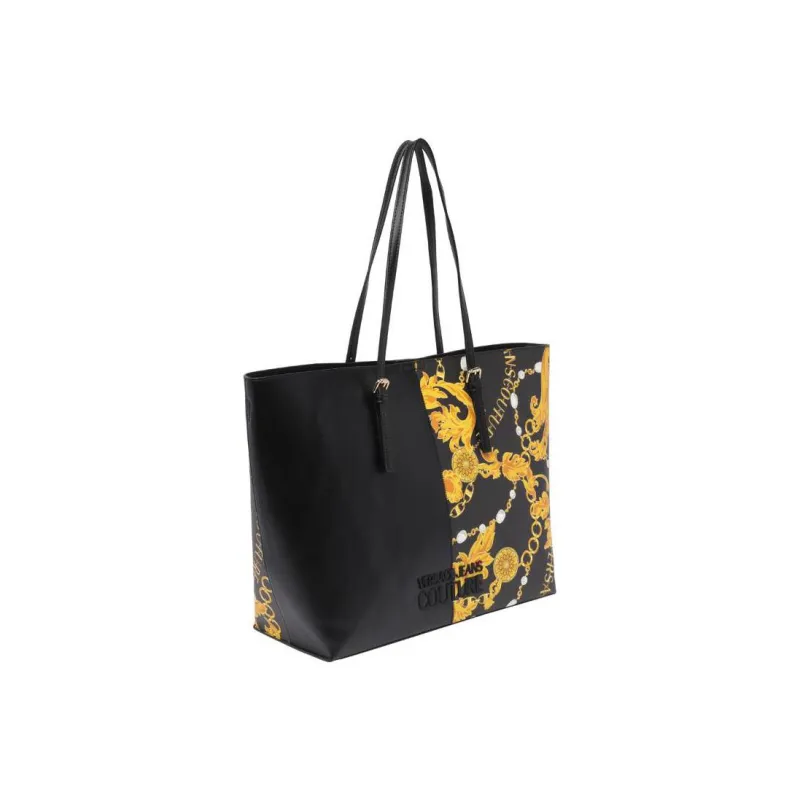 VERSACE JEANS COUTURE Baroque Pattern Open Top Tote Bag-1