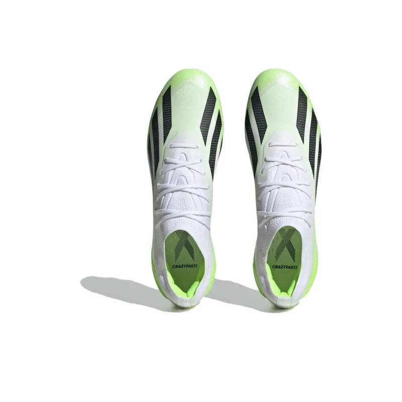 Adidas X Crazyfast.1 Ag 'Cloud White Lucid Lemon'-4