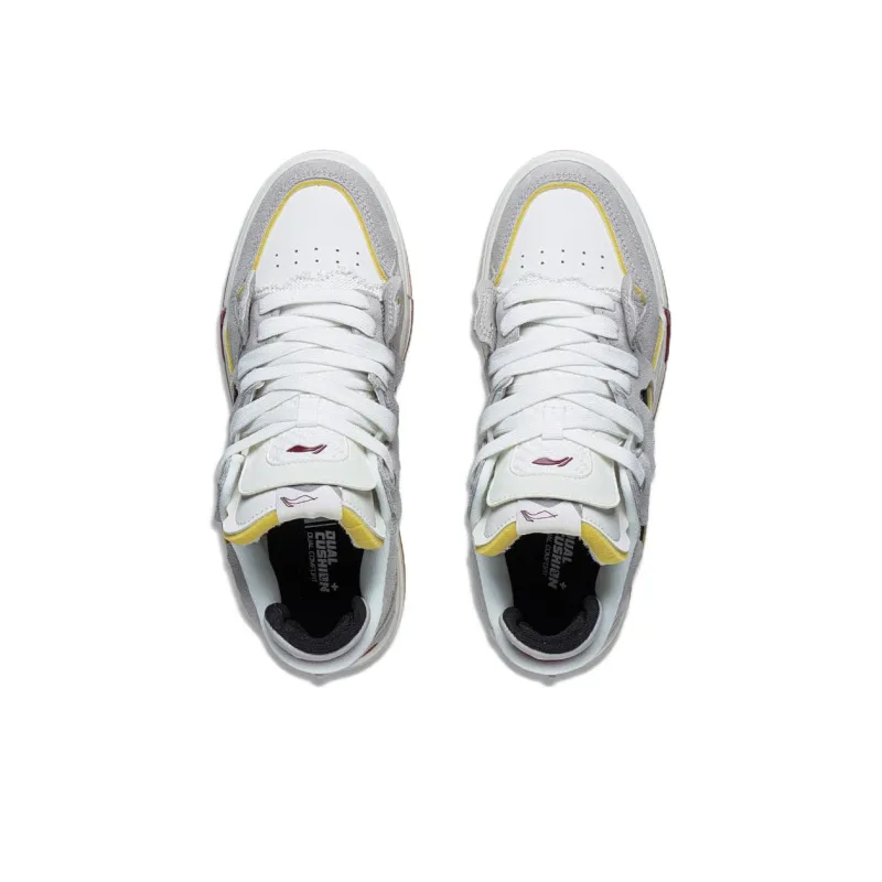 LiNing Wei Wu PRO Anti Slip And Wear Resistant Lightweight Low Top Skateboard Shoes Women's Gray-3
