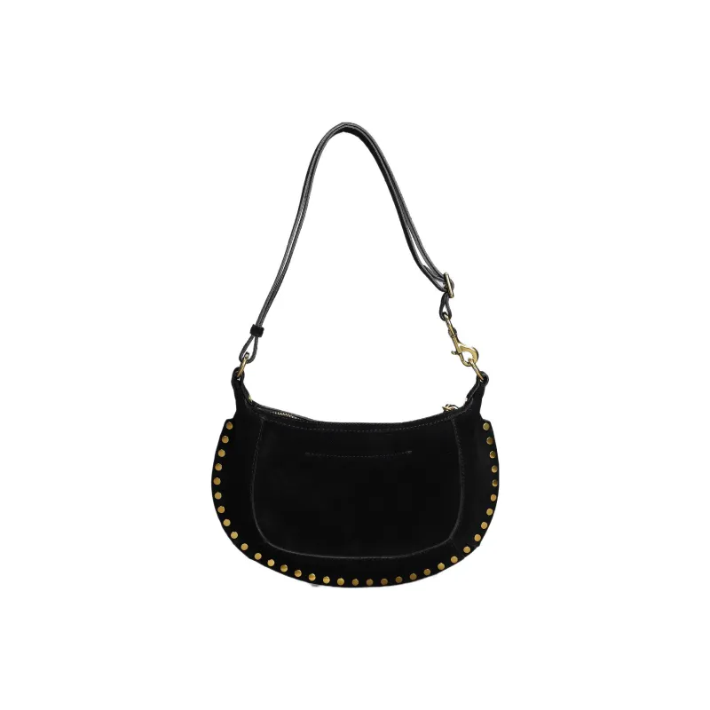 ISABEL MARANT Oskan Moon Zipped Medium Shoulder Bag-3
