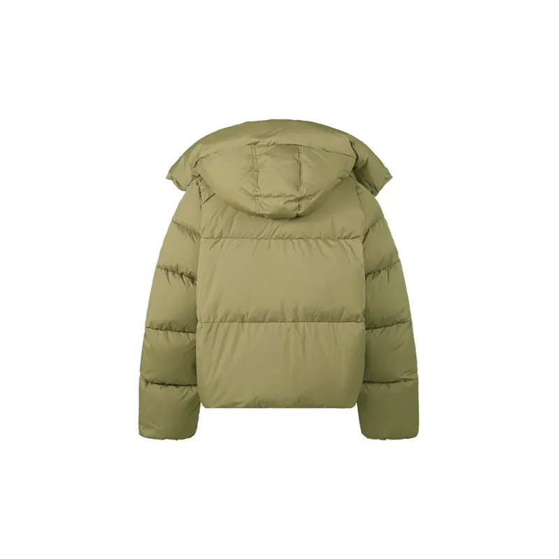 SportMax Down Jackets Women's Olive Green-1