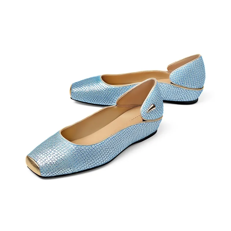 AJOY SAHU Casual Shoes 2cm Women's Mermaid Blue-1