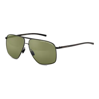 PORSCHE DESIGN Plate Frame Metal Square Sunglasses Unisex