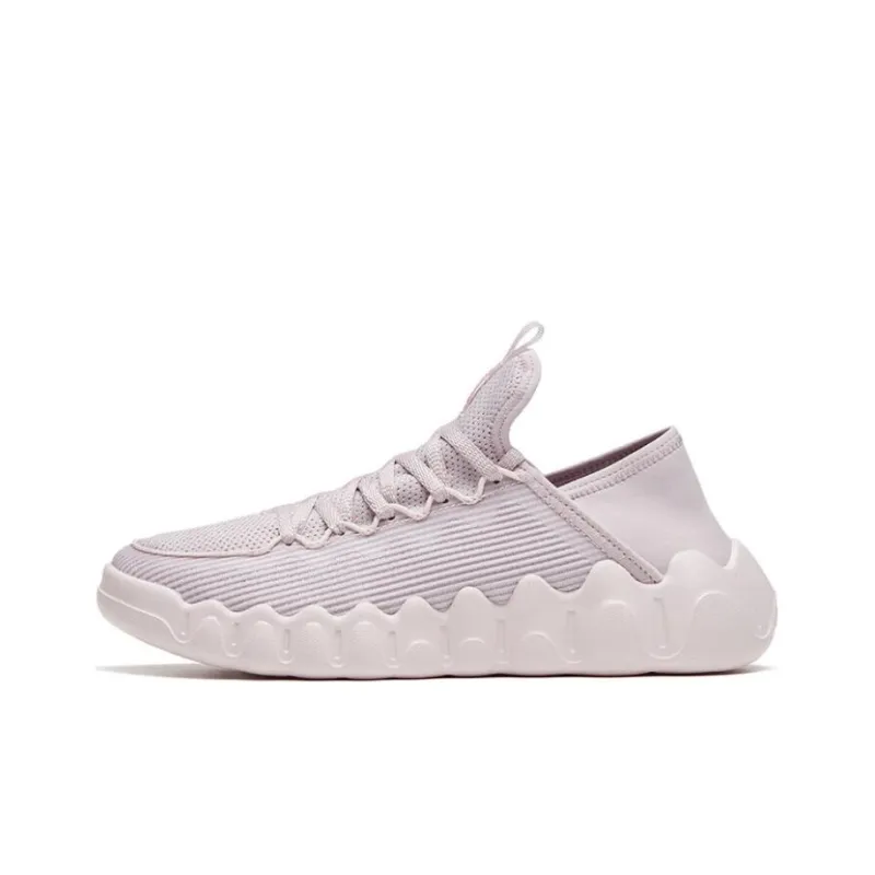 Anta Breathable Wear Resistant Cushioning Low Top Casual Shoes Women's Healing Pink-0