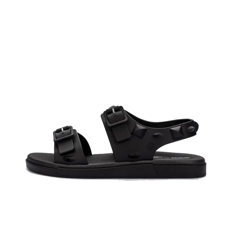 Melissa X Undercover Spike stud Flat Sandals Women's-0