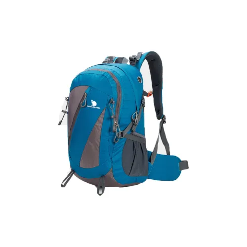 CAMEL Polyester Backpack Regular Unisex Blue
