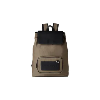 KARL LAGERFELD Cow Leather With Cotton Backpack Regular Men's Matcha Green
