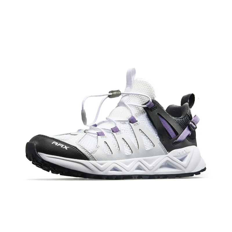 RAX Low-Top Outdoor Shoes Men's White Black-1