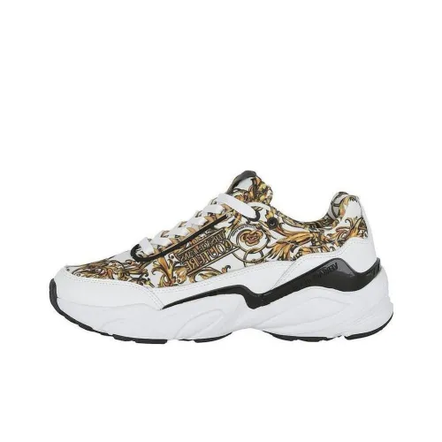 VERSACE Slip Resistant Low Top Casual Shoes Men's Yellow