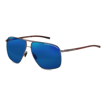 PORSCHE DESIGN Plate And Metal PC Square Sun Eyes Unisex