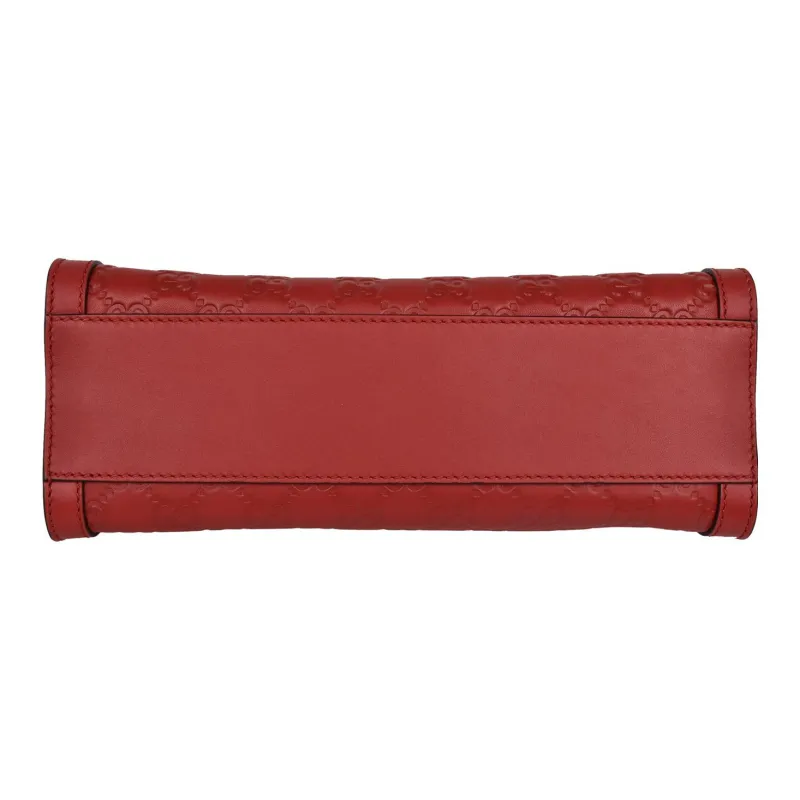 GUCCI Padlock Calfskin Tote Bag Shopping Bag Portable Crossbody Bag Shoulder Bag Women's Red-3