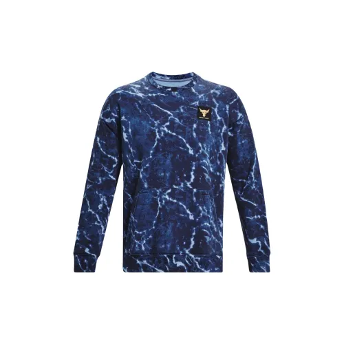 Under Armour Project Sweatshirts Men Midnight Dark Blue