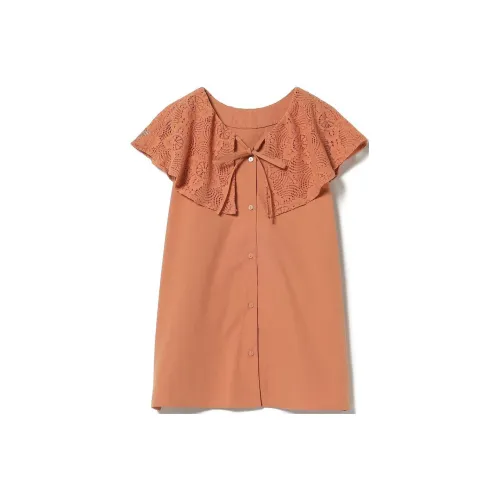 Beams Shirts Women's Orange