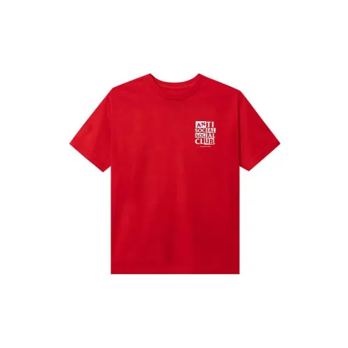 ANTI SOCIAL SOCIAL CLUB T-Shirts Men Red