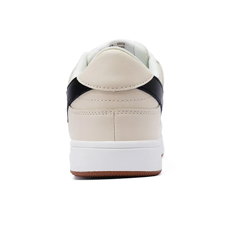 PONY Street Series Low Top Skateboard Shoes Unisex Beige Black-3
