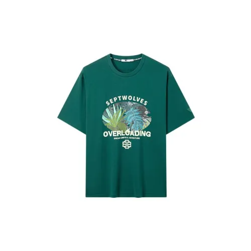 SEPTWOLVES T-Shirts Men Grass Green