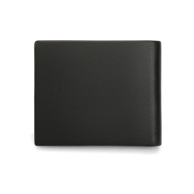 MEXICAN Nappa Texture Genuine Leather Wallet Men's Black-23