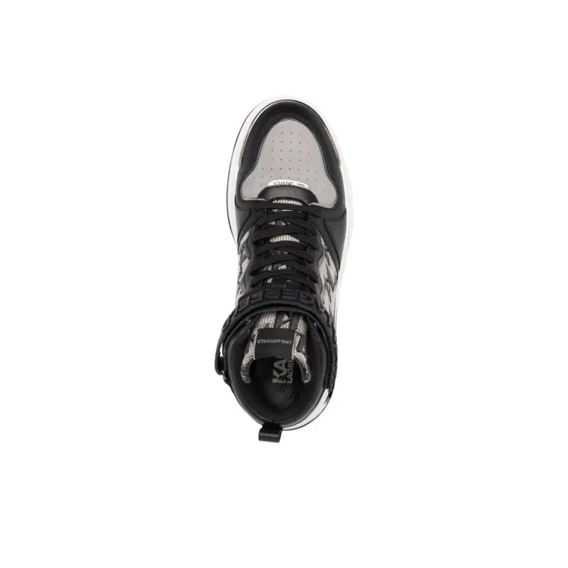 KARL LAGERFELD Elektra Stylish Skateboarding Shoes Women's Black White-3