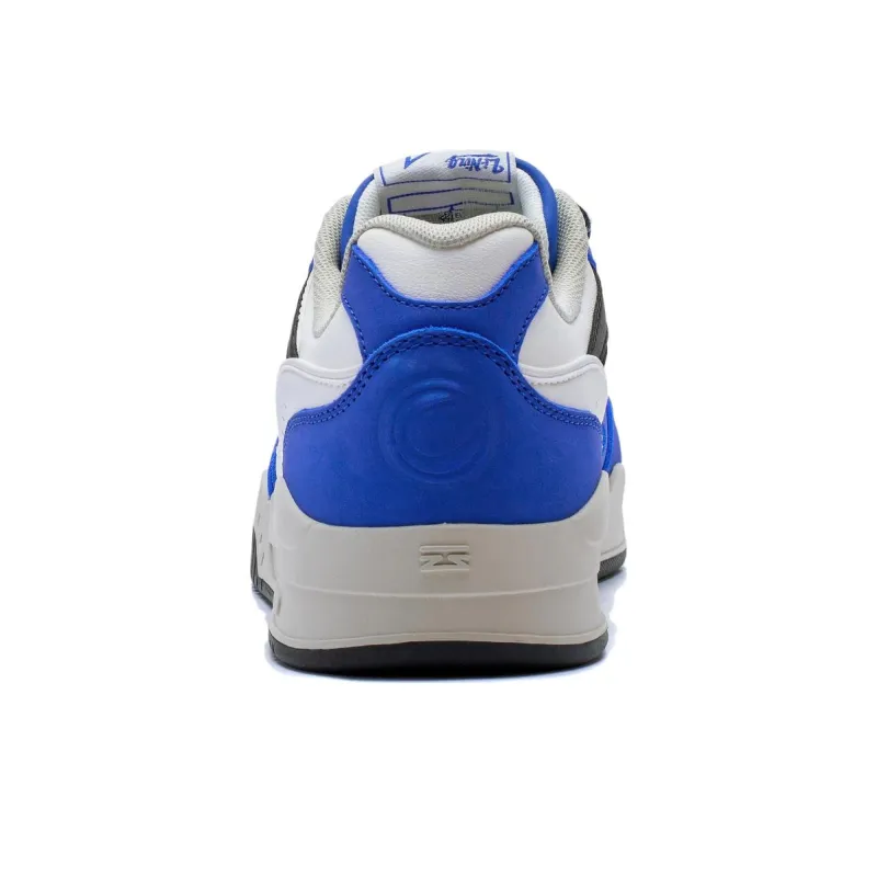 LiNing Yuebai Anti Slip Wear Resistant Low Top Skateboard Shoes Unisex Blue White-5