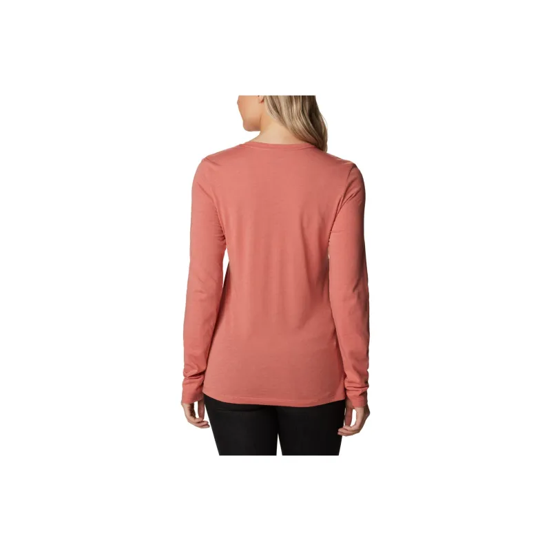 Columbia T-Shirts Women's Coral-1
