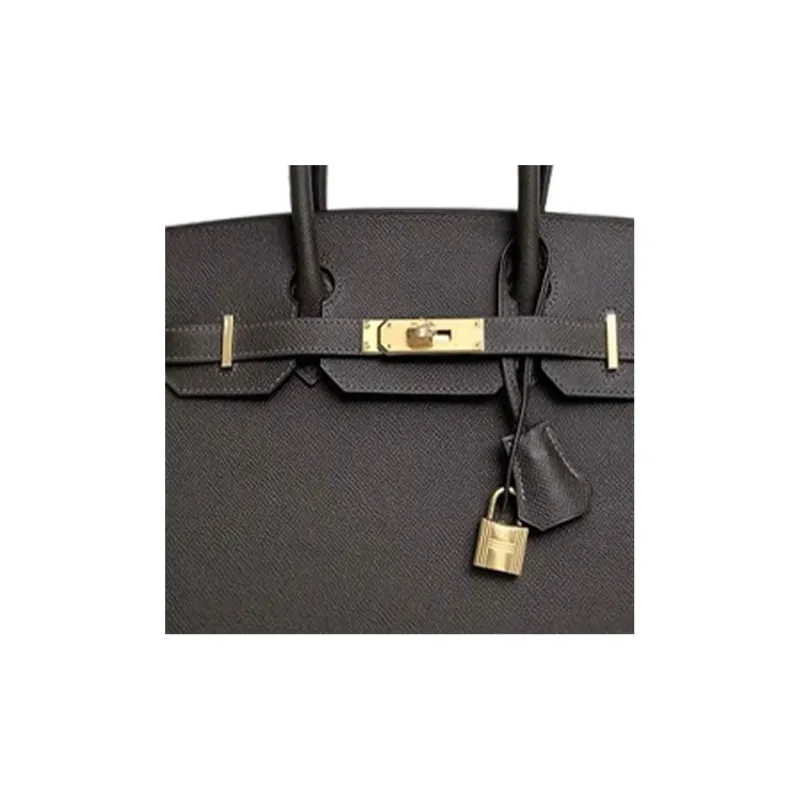 HERMES Birkin External Stitched EP Leather Birkin Bag Handbags Regular Women's 46 Ebony Wood Color-4