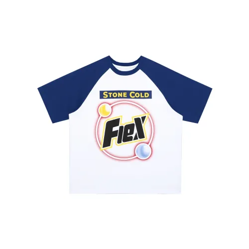 FLEXHOOD T-Shirts Men Blue/White