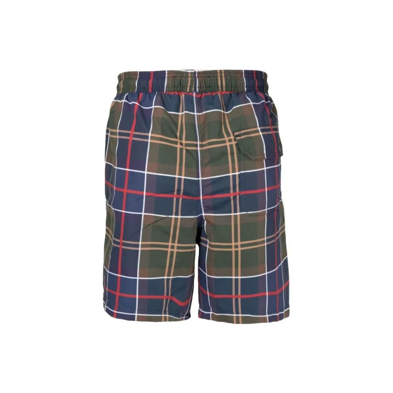 BARBOUR Check Swim Shorts-1