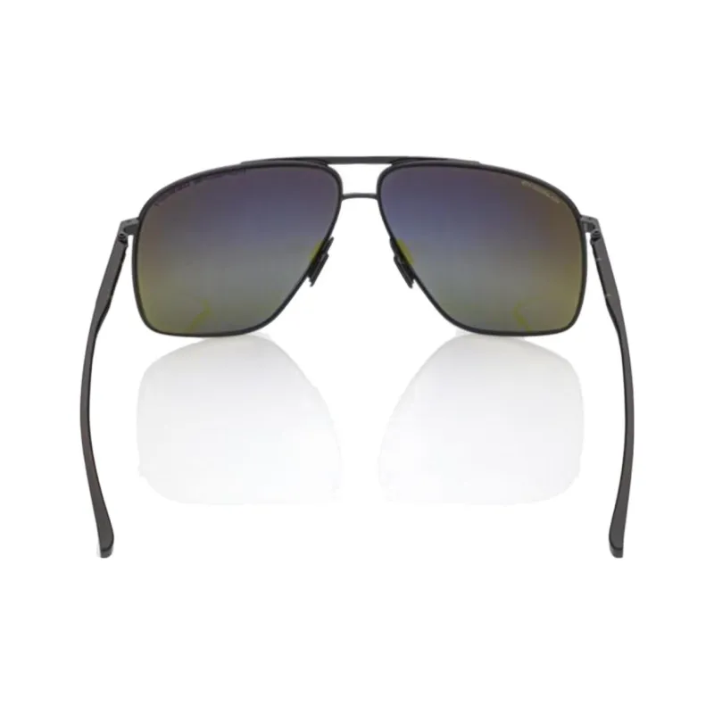 PORSCHE DESIGN Plate Frame Metal Square Sunglasses Unisex-3