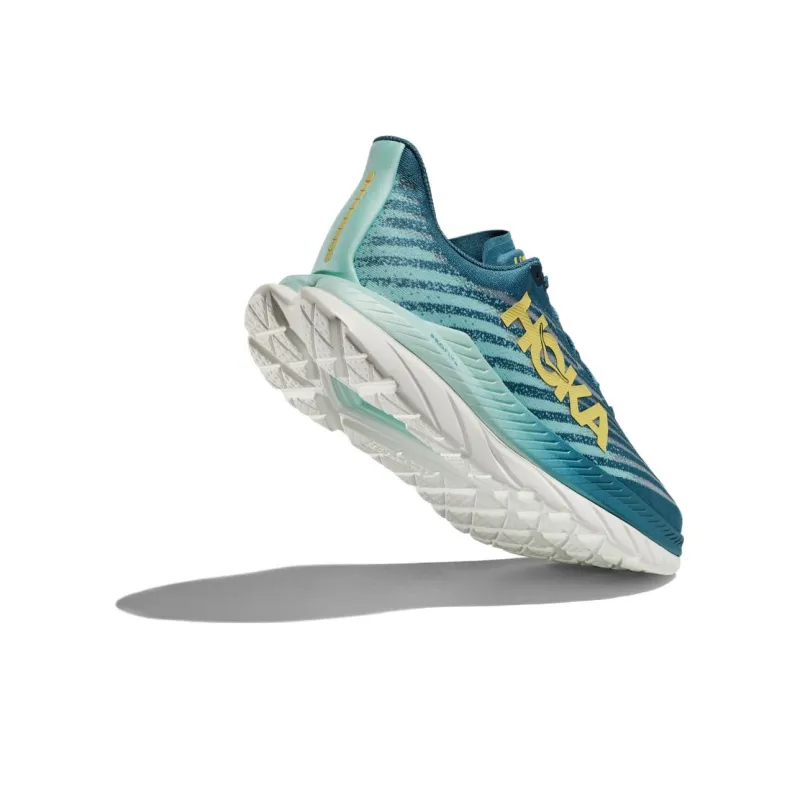 HOKA ONE ONE Mach 5 Cushioning Breathable Low-Top Running Shoes Unisex Green-5