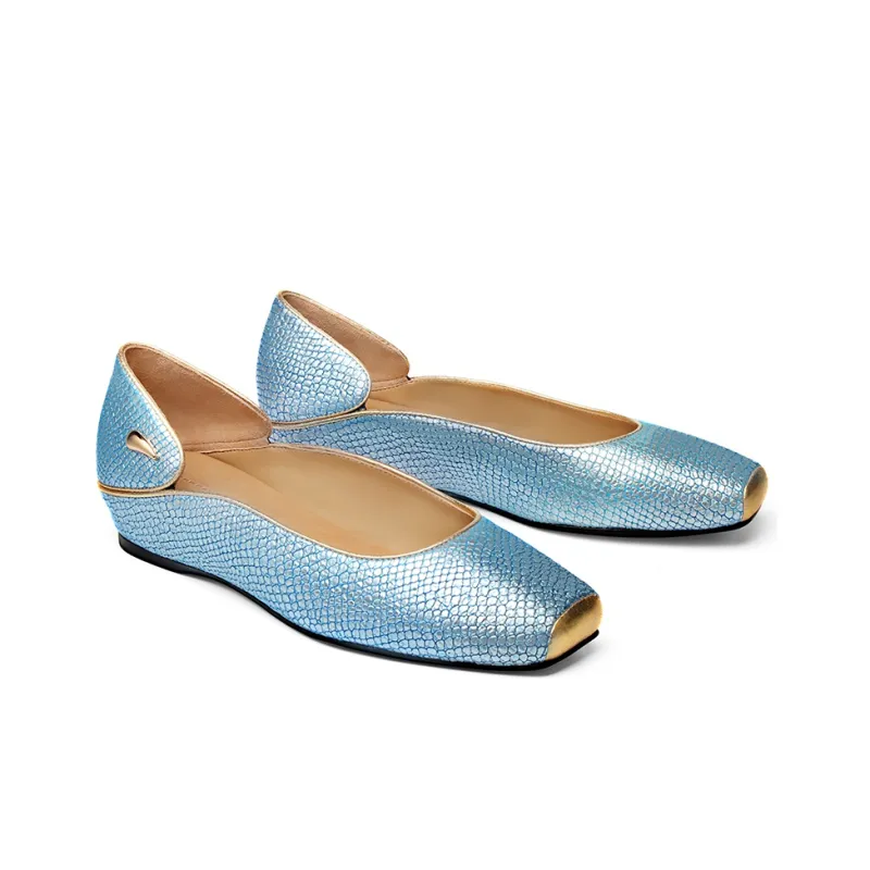 AJOY SAHU Casual Shoes 2cm Women's Mermaid Blue-2