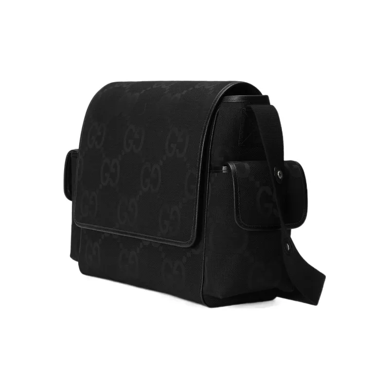 GUCCI Canvas Canvas Bag Messenger Bag Shoulder Bag Crossbody Bag Regular Kids' Black-1