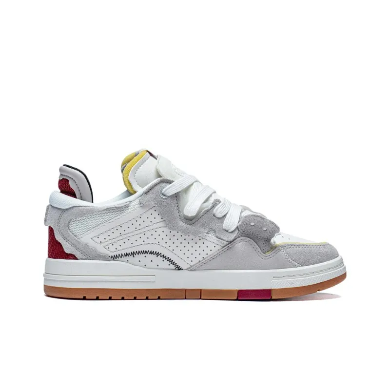 LiNing Wei Wu PRO Anti Slip And Wear Resistant Lightweight Low Top Skateboard Shoes Women's Gray-1
