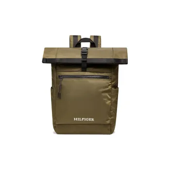 Tommy Hilfiger Polyester Backpack Medium Size Men's Army Green