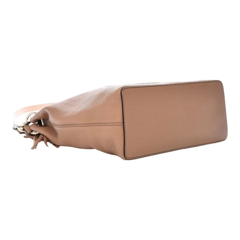 GUCCI Leather Shoulder Bag Crossbody Bag Handbag Regular Women's Light Umber-2