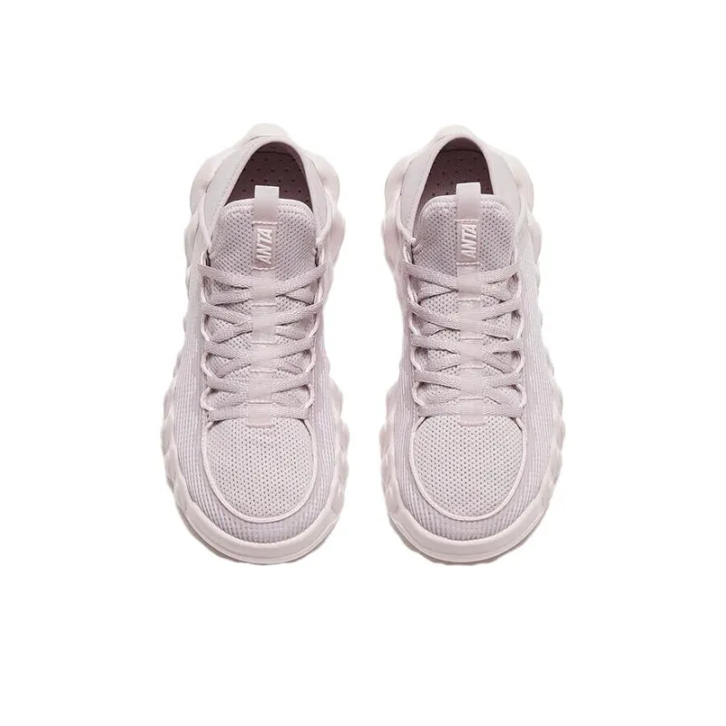 Anta Breathable Wear Resistant Cushioning Low Top Casual Shoes Women's Healing Pink-2