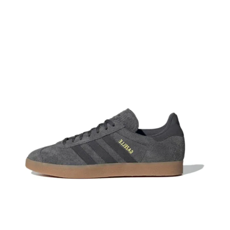 Adidas Gazelle Suede Grey Carbon Gum-0