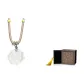 Cold Chalcedony White Lotus Necklace+Heritage Box