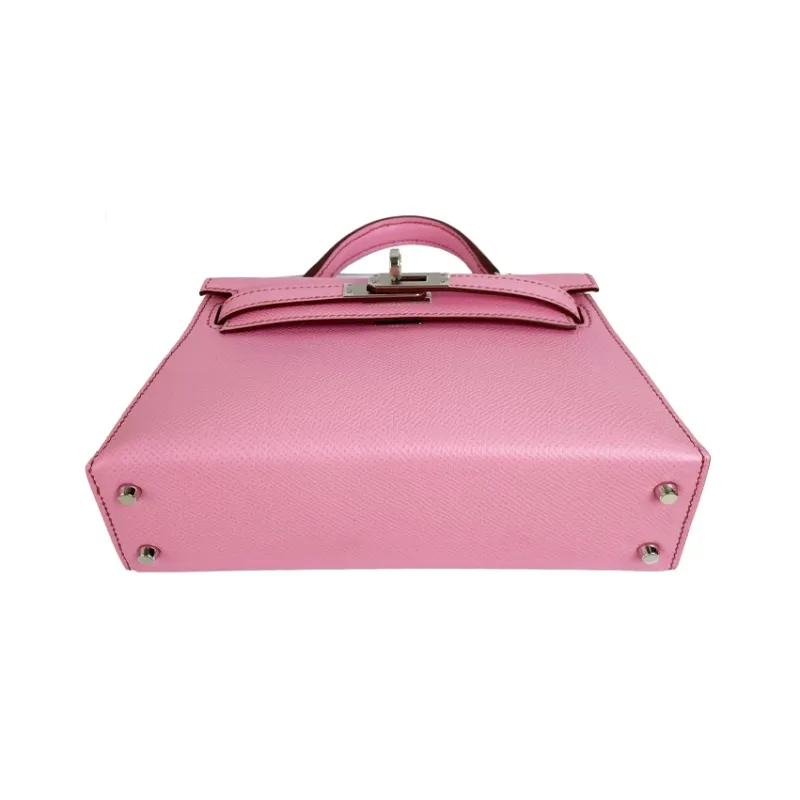 HERMES Mini Kelly Generation 1 Epsom Leather Kelly Bag Shoulder Bag Crossbody Bag Handbag Regular Women's 5P Pink-2