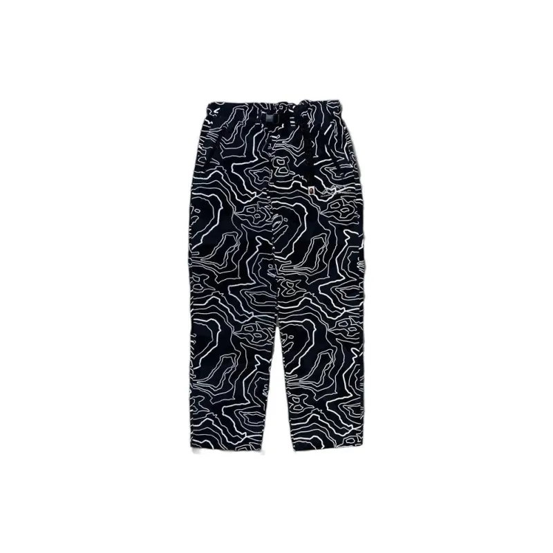 Bape Layered Line Camo Track Pants-5