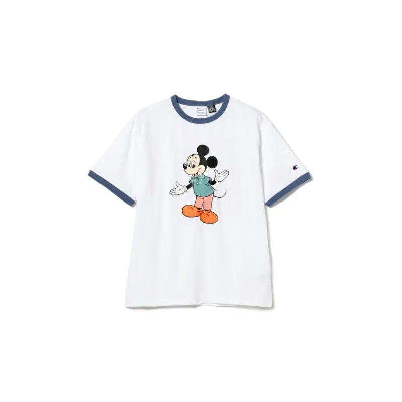 Beams X Champion BEAMS Co-branded SS23 Disney 100th Anniversary Collection T-Shirts Unisex-1