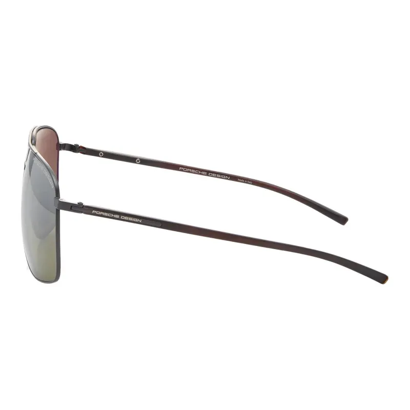 PORSCHE DESIGN Plate Frame Metal Square Sunglasses Unisex-1