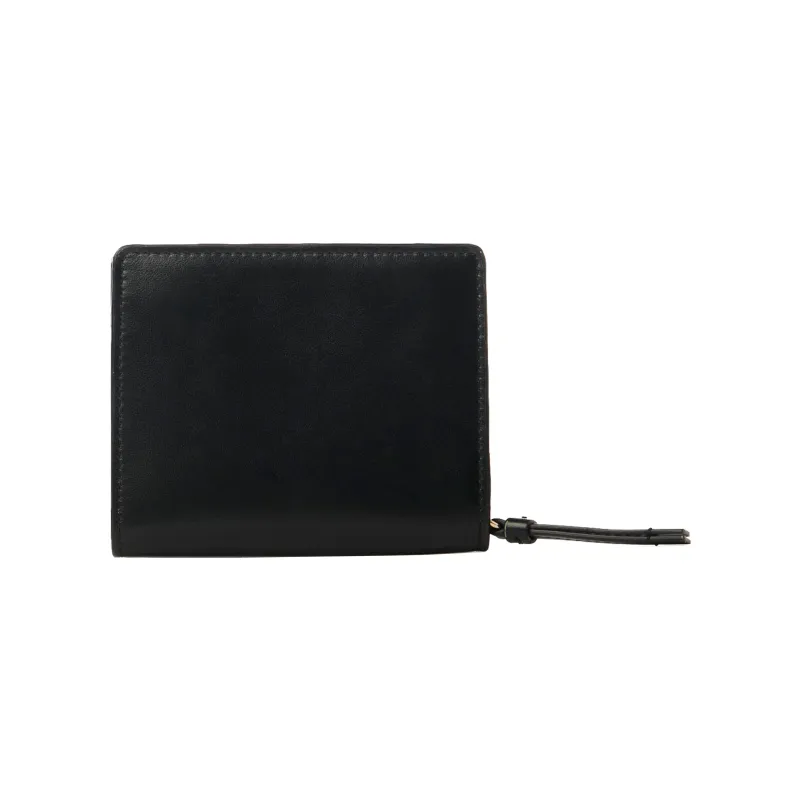 Chloe Shiny Calfskin Wallet Regular Women's Black-1