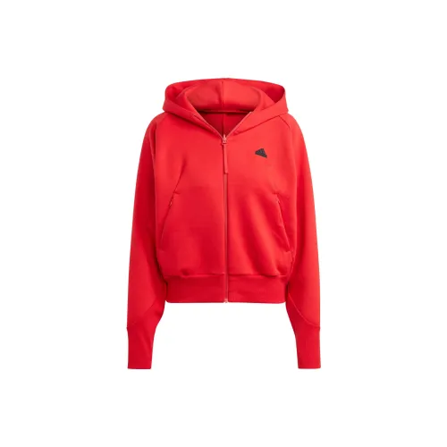 Adidas Z.N.E. Sweatshirts Women's Red