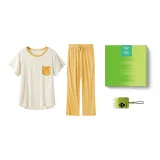 [Plant Ice Silk](Long Pants) Yellow