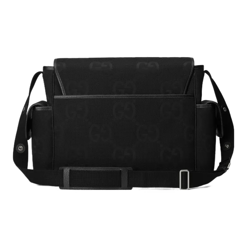 GUCCI Canvas Canvas Bag Messenger Bag Shoulder Bag Crossbody Bag Regular Kids' Black-3