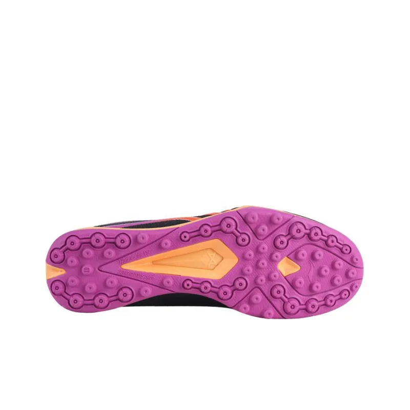LiNing MG Rubber Short Studs Artificial Ground, Natural Ground Slip Resistant Soccer Shoes Men's Black Purple Red-3