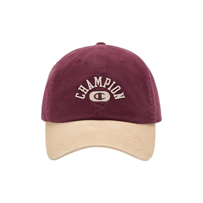 Champion Cotton Baseball Caps Unisex Red-1