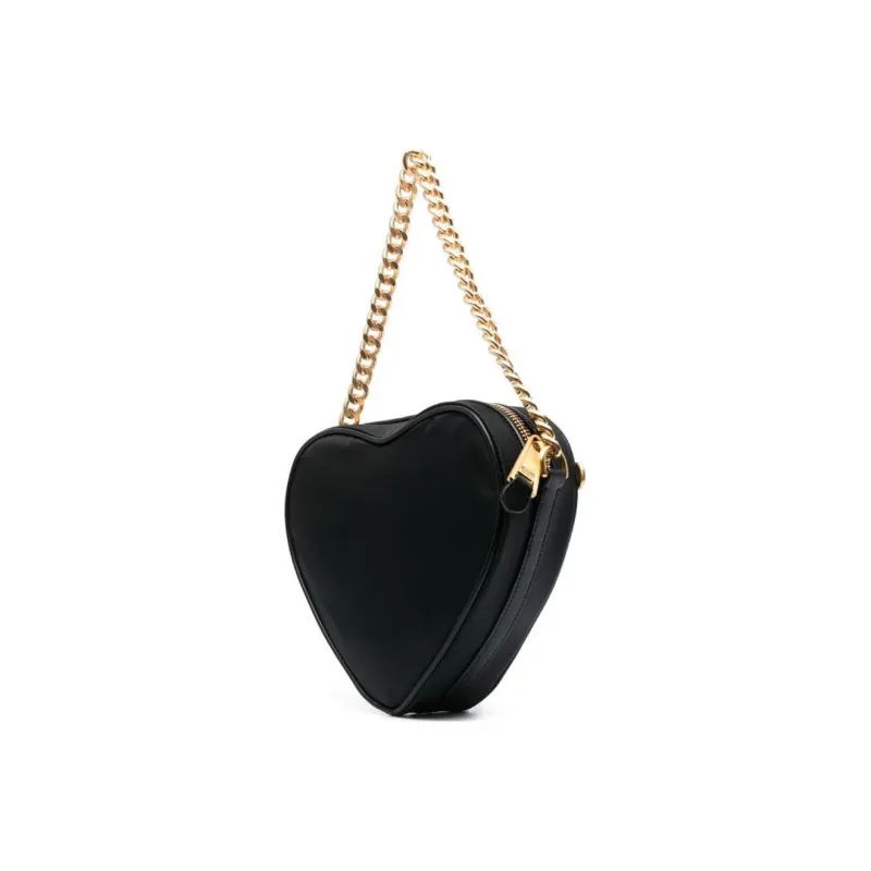 MOSCHINO Heart-shaped Logo Tote Bag-1
