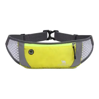 CAMEL Polyester Fanny Pack Regular Unisex Yellow/Green