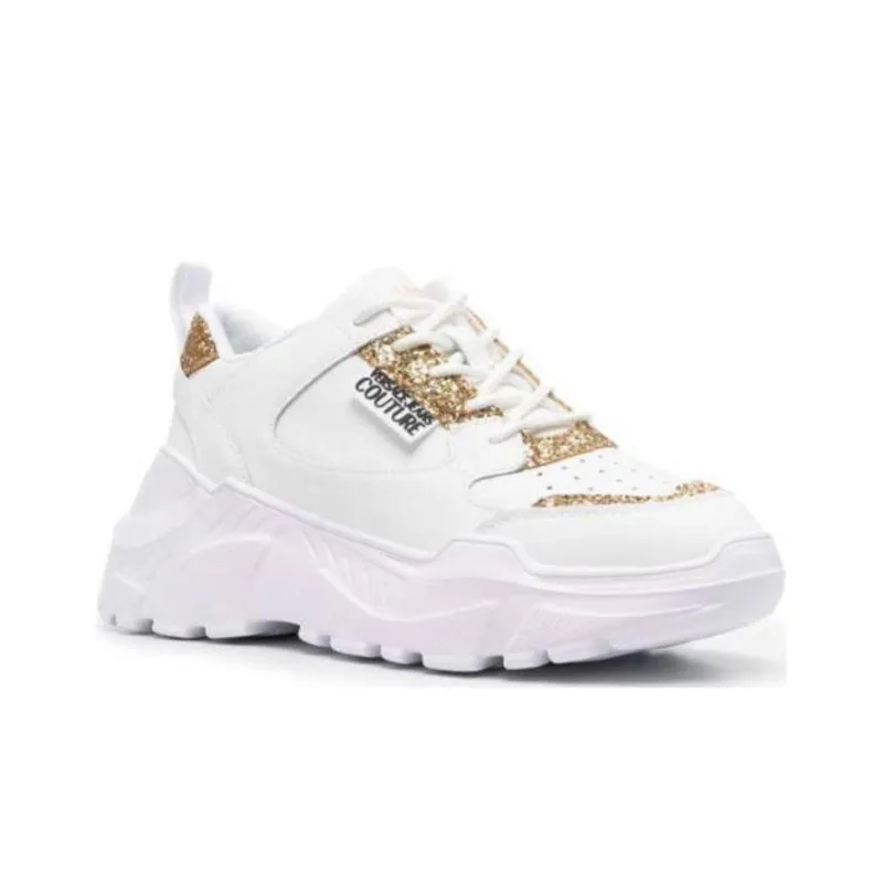 VERSACE JEANS Couture Logo-patch Glitter-detailing Sneakers-2